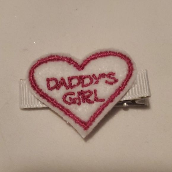 Yogi & Cecil's Boutique Other - NEW "DADDY'S GIRL" FELT HAIR CLIPPY